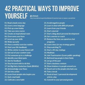 Self-Improvement Tips